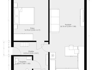 Pronájem bytu 2+kk, Brno, Poříčí, 57 m2