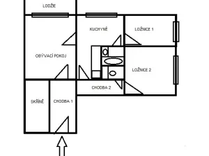 Prodej bytu 3+1, Říčany, Komenského náměstí, 62 m2