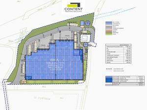 Pronájem výrobních prostor, Kozomín, 3800 m2