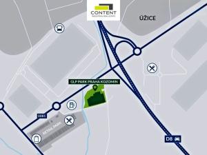 Pronájem výrobních prostor, Kozomín, 3800 m2