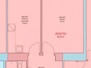 Prodej bytu 2+kk, Praha - Žižkov, Žerotínova, 40 m2