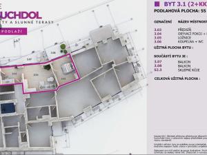 Prodej bytu 2+kk, Praha - Suchdol, U hotelu, 52 m2