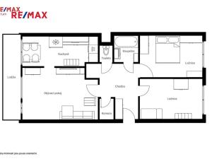 Prodej bytu 3+1, Praha - Michle, Ohradní, 70 m2