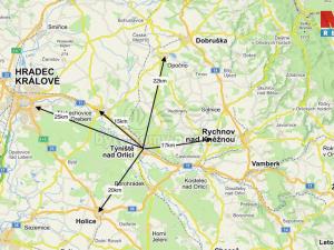 Pronájem bytu 2+1, Týniště nad Orlicí, Mírové nám., 52 m2