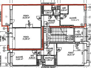 Pronájem bytu 2+1, Brno, Jircháře, 66 m2