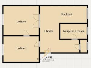 Pronájem bytu 2+1, Přerov - Přerov I-Město, Velké Novosady, 52 m2