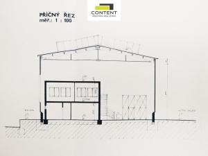 Pronájem skladu, Nýřany, Šůlova, 1500 m2
