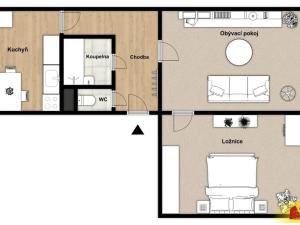 Prodej bytu 2+1, Uherský Brod, 56 m2