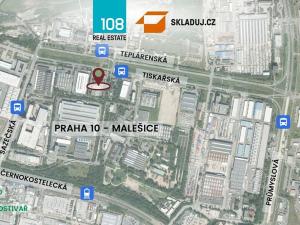 Pronájem skladu, Praha - Malešice, Tiskařská, 750 m2
