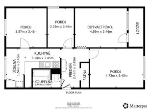 Prodej bytu 4+1, Jirkov, Studentská, 77 m2