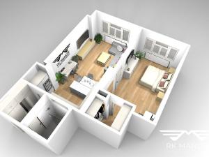 Pronájem bytu 2+kk, Praha - Libeň, Čihákova, 55 m2