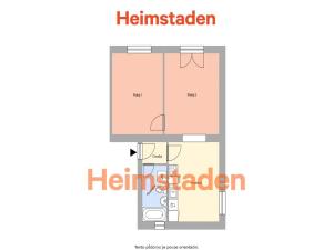 Pronájem bytu 2+1, Ostrava - Poruba, Porubská, 49 m2