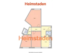 Pronájem bytu 3+1, Frýdek-Místek - Místek, Anenská, 83 m2