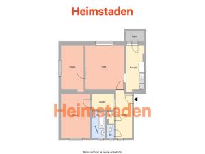 Pronájem bytu 3+1, Ostrava - Moravská Ostrava, Sportovní, 69 m2