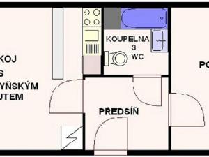 Pronájem bytu 2+kk, Liberec - Liberec XII-Staré Pavlovice, Malátova, 42 m2