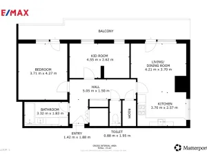 Prodej bytu 3+kk, Praha - Vysočany, Pod Harfou, 71 m2