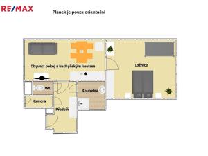 Prodej bytu 2+kk, Praha - Žižkov, Radhošťská, 50 m2