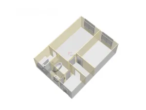 Pronájem bytu 2+kk, Praha - Bohnice, Ratibořská, 42 m2