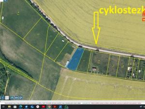 Prodej louky, Nahořany, 1000 m2