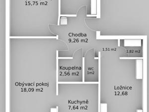 Prodej bytu 4+1, Most, Albrechtická, 78 m2
