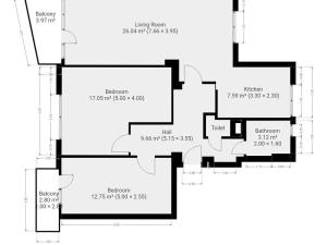 Pronájem bytu 3+1, Praha - Krč, Rosečská, 84 m2
