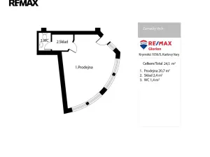 Prodej obchodního prostoru, Karlovy Vary, Zámecký vrch, 30 m2