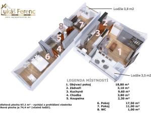 Prodej bytu 3+1, Kladno - Kročehlavy, Plzeňská, 74 m2