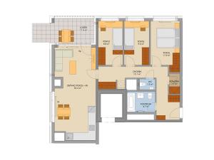 Prodej bytu 4+kk, Praha, Bessemerova, 86 m2