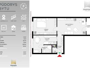 Pronájem bytu 2+1, Tišnov, Jamborova, 56 m2