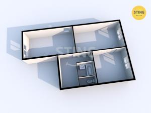 Pronájem bytu 2+1, Studénka, Mírová, 55 m2