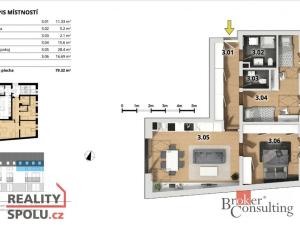 Prodej bytu 3+kk, Český Brod, Prokopa Velikého, 80 m2