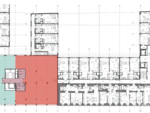 Pronájem kanceláře, Praha - Karlín, Thámova, 293 m2
