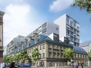 Pronájem kanceláře, Praha - Karlín, Thámova, 293 m2