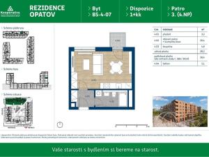 Pronájem bytu 1+kk, Praha - Chodov, Líbalova, 30 m2