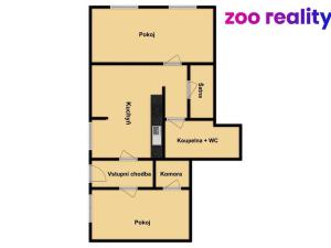 Prodej bytu 2+1, Trutnov, Horská, 60 m2