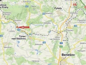 Pronájem bytu 1+kk, Týnec nad Sázavou, 25 m2