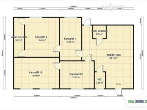 Pronájem kanceláře, Olomouc, Týnecká, 100 m2