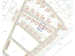 Prodej pozemku pro bydlení, Kroměříž, Obvodová, 617 m2