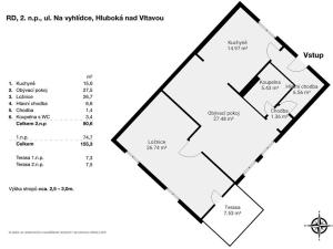 Prodej rodinného domu, Hluboká nad Vltavou, Na Vyhlídce, 155 m2