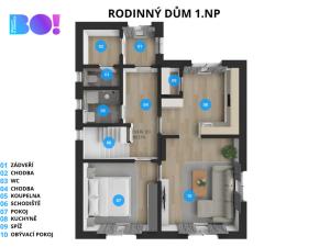 Prodej rodinného domu, Bystřice, 130 m2