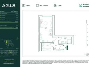 Prodej bytu 1+kk, Kladno, Pražská, 39 m2