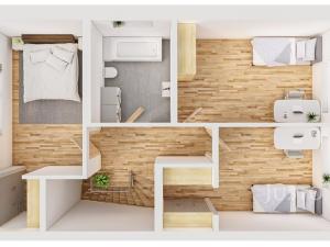 Prodej rodinného domu, Boršov nad Vltavou - Poříčí, Severní, 121 m2