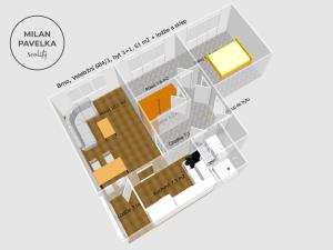 Pronájem bytu 3+1, Brno - Staré Brno, Veletržní, 61 m2