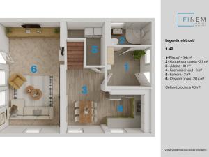 Prodej rodinného domu, Nová Ves - Staré Ouholice, 108 m2