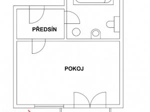 Pronájem bytu 1+kk, Brno - Medlánky, 32 m2