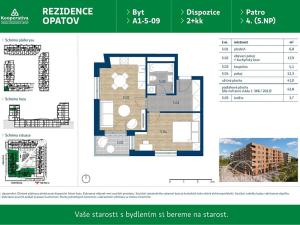 Pronájem bytu 2+kk, Praha - Chodov, Líbalova, 43 m2