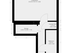 Pronájem bytu 1+kk, Praha - Žižkov, Rokycanova, 41 m2