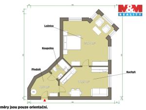 Prodej bytu 1+1, Karlovy Vary, Svahová, 50 m2