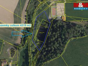 Prodej pozemku pro bydlení, Červený Hrádek, 4319 m2