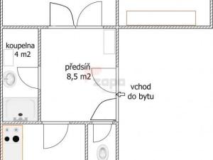 Pronájem bytu 2+1, Praha - Smíchov, Na Celné, 71 m2
